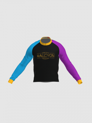 Podiumwear Men's Gold Merino Wool Long Sleeve Jersey