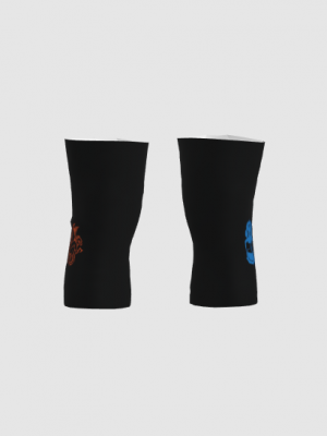 Podiumwear Dyed Black Kneewarmers