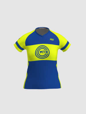 Podiumwear Women's Silver Short Sleeve MTB Jersey - NEW FABRIC 2025!