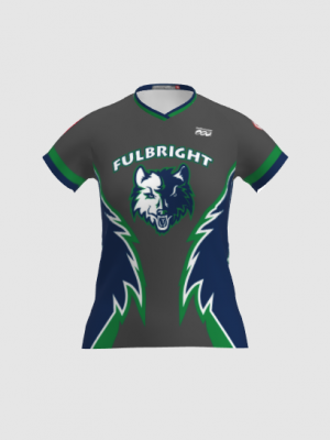 Podiumwear Women's Silver Short Sleeve MTB Jersey - NEW FABRIC 2025!