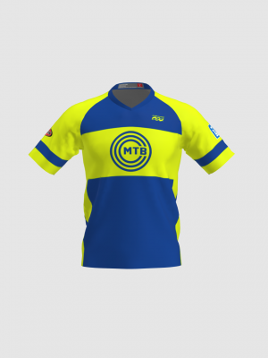 Podiumwear Men's Silver Short Sleeve MTB Jersey - New Fabric 2025!
