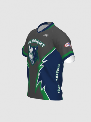 Podiumwear Men's Silver Short Sleeve MTB Jersey - New Fabric 2025!