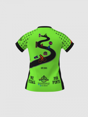 Podiumwear Women's Silver Short Sleeve MTB Jersey - NEW FABRIC 2025!