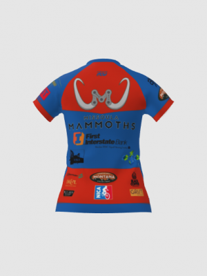 Podiumwear Women's Silver Short Sleeve MTB Jersey - NEW FABRIC 2025!