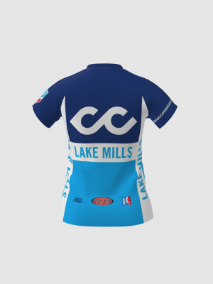 Podiumwear Women's Silver Short Sleeve MTB Jersey - NEW FABRIC 2025!