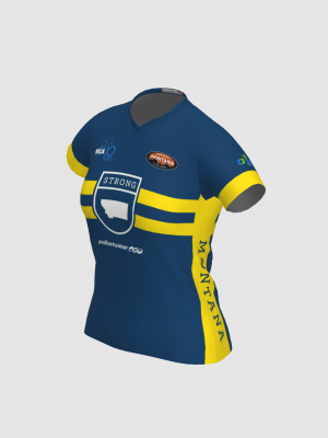 Podiumwear Women's Silver Short Sleeve MTB Jersey - NEW FABRIC 2025!