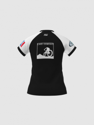 Podiumwear Women's Silver Short Sleeve MTB Jersey - NEW FABRIC 2025!