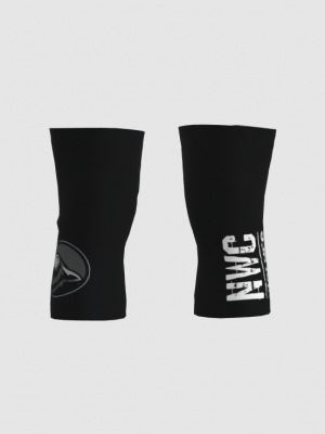 Podiumwear Dyed Black Kneewarmers