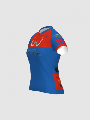 Podiumwear Women's Silver Short Sleeve MTB Jersey