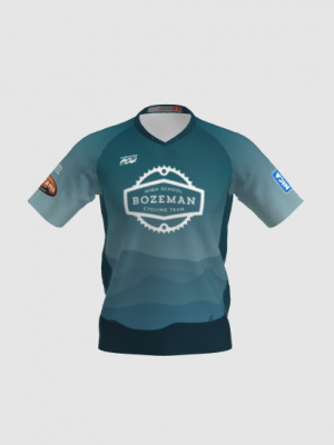 Podiumwear Men's Silver Short Sleeve MTB Jersey - New Fabric 2025!