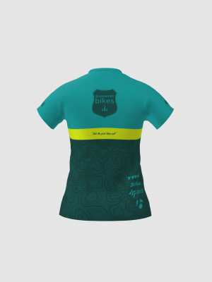 Podiumwear Women's Silver Short Sleeve MTB Jersey