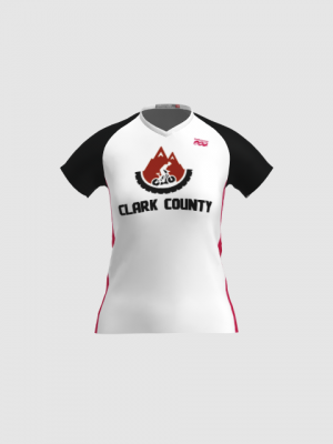 Podiumwear Women's Silver Short Sleeve MTB Jersey - NEW FABRIC 2025!