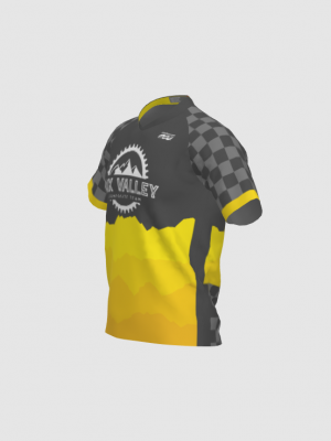 Podiumwear Men's Silver Short Sleeve MTB Jersey - New Fabric 2025!