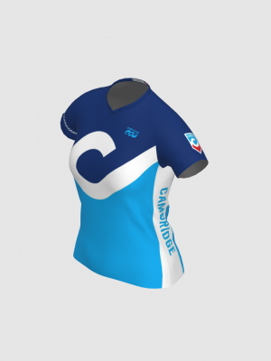 Podiumwear Women's Silver Short Sleeve MTB Jersey - NEW FABRIC 2025!