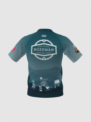 Podiumwear Men's Silver Short Sleeve MTB Jersey - New Fabric 2025!