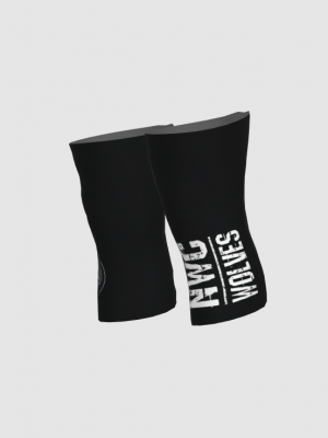 Podiumwear Dyed Black Kneewarmers