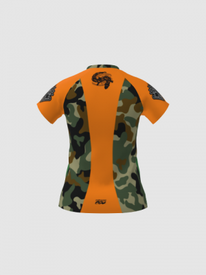Podiumwear Women's Silver Short Sleeve MTB Jersey - NEW FABRIC 2025!