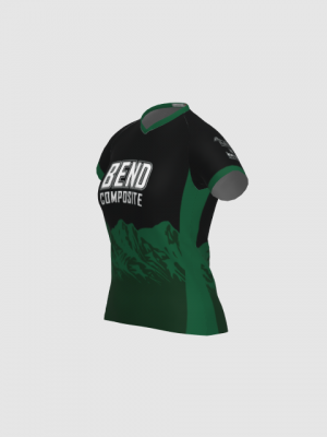Podiumwear Women's Silver Short Sleeve MTB Jersey - NEW FABRIC 2025!