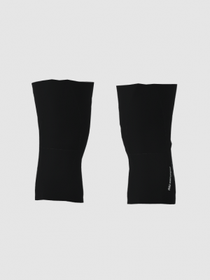 Podiumwear Dyed Black Kneewarmers