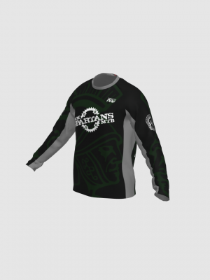 Podiumwear Unisex Silver Long Sleeve Tech Tee - New Fabric 2025!