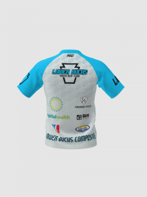 Podiumwear Men's Silver Short Sleeve MTB Jersey - New Fabric 2025!