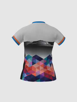 Podiumwear Women's Silver Short Sleeve MTB Jersey