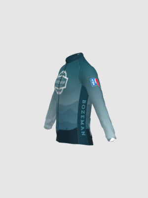 Podiumwear Men's Silver Long Sleeve Jersey