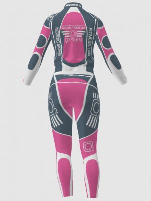 Podiumwear Women's Gold Two-Piece Race Suit