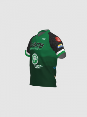 Podiumwear Men's Silver Short Sleeve MTB Jersey - New Fabric 2025!