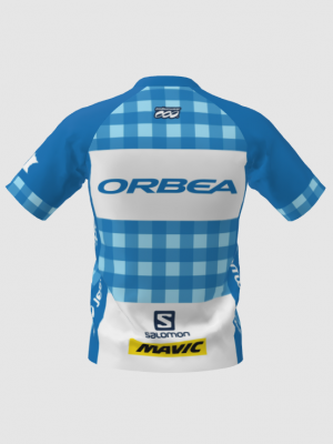 Podiumwear Men's Silver Short Sleeve MTB Jersey - New Fabric 2025!