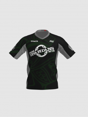 Podiumwear Men's Silver Short Sleeve MTB Jersey - New Fabric 2025!