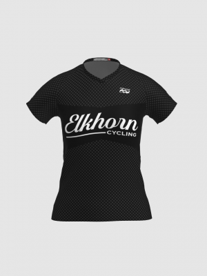 Podiumwear Women's Silver Short Sleeve MTB Jersey - NEW FABRIC 2025!
