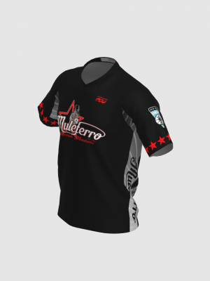 Podiumwear Men's Silver Short Sleeve MTB Jersey - New Fabric 2025!