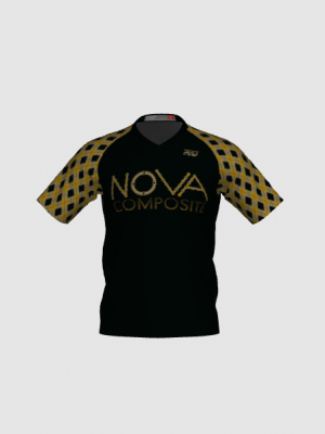 Podiumwear Men's Silver Short Sleeve MTB Jersey - New Fabric 2025!