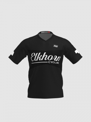Podiumwear Men's Silver Short Sleeve MTB Jersey - New Fabric 2025!