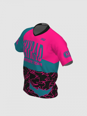Podiumwear Men's Silver Short Sleeve MTB Jersey - New Fabric 2025!