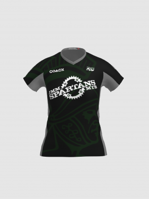 Podiumwear Women's Silver Short Sleeve MTB Jersey - NEW FABRIC 2025!