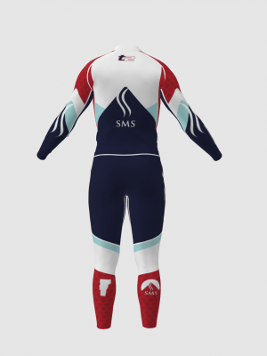 Podiumwear Unisex Gold Two-Piece Race Suit