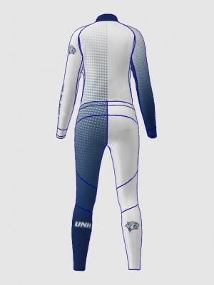 Podiumwear Women's Gold Two-Piece Race Suit
