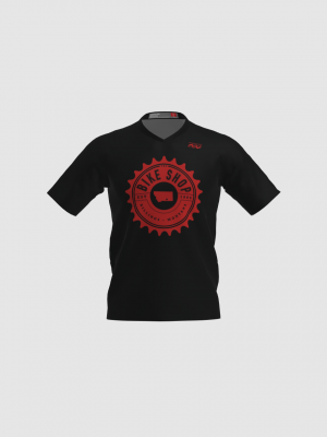 Podiumwear Men's Silver Short Sleeve MTB Jersey - New Fabric 2025!