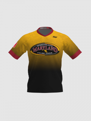 Podiumwear Men's Silver Short Sleeve MTB Jersey - New Fabric 2025!