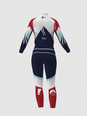 Podiumwear Women's Gold Two-Piece Race Suit