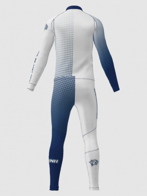 Podiumwear Unisex Gold Two-Piece Race Suit