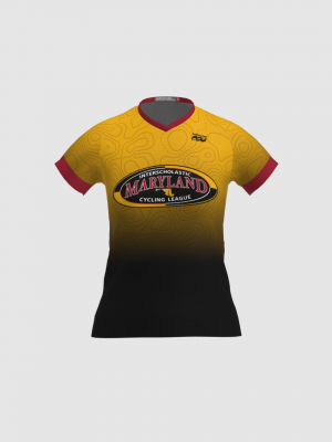 Podiumwear Women's Silver Short Sleeve MTB Jersey - NEW FABRIC 2025!