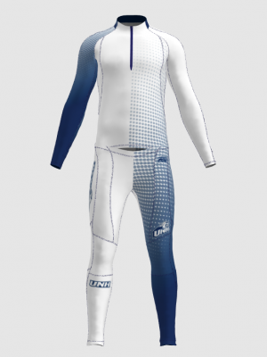 Podiumwear Unisex Gold Two-Piece Race Suit