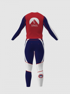 Podiumwear Unisex Gold Two-Piece Race Suit