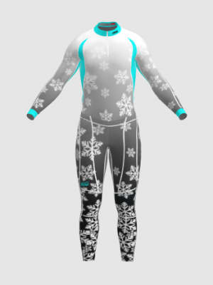 Podiumwear Women's Gold Two-Piece Race Suit