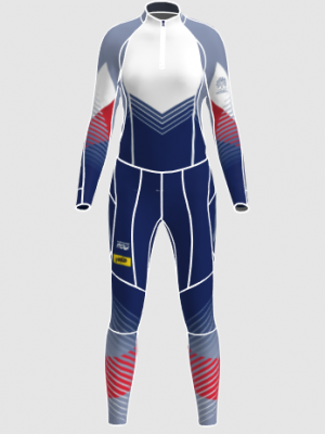 Podiumwear Women's Gold Two-Piece Race Suit