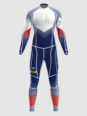 Podiumwear Unisex Gold Two-Piece Race Suit