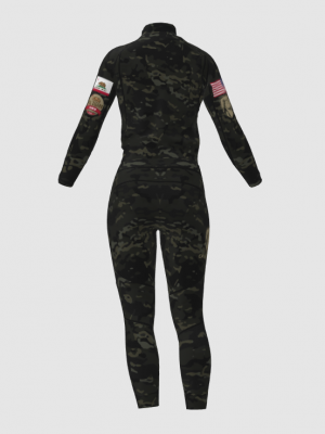 Podiumwear Women's Gold Two-Piece Race Suit
